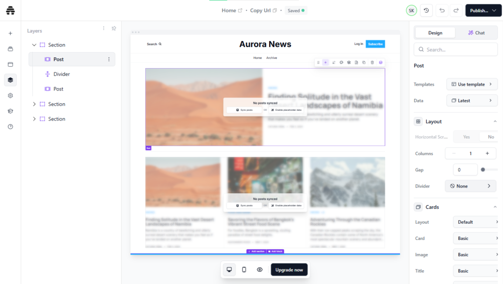Beehiiv website builder and signup forms