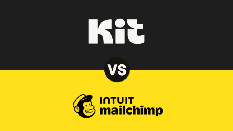 Kit vs Mailchimp comparison feature image